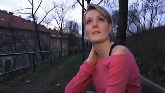 Meggie From Publicagent Offers Sex For Money In A Public Location