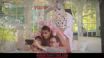 Teen Niece Seduces And Fucks Her Uncle In Bunny Costume