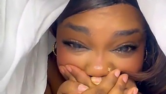The Stepbrother Was Caught By His Ebony Stepmom Masturbating With A Sexdoll.
